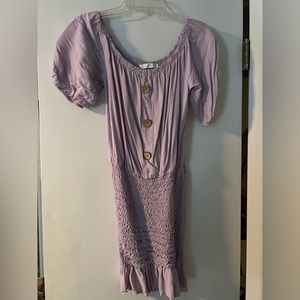 Puff sleeve dress